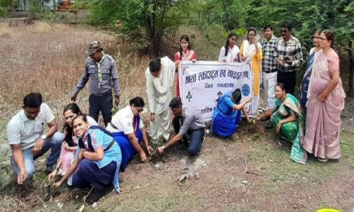 विश्व पर्यावरण दिवस पर स्काउट-गाईड रोवर रेंजरों ने किया पौधरोपण