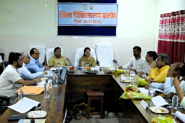 जिला चिकित्सालय बालोद के जीवन दीप समिति कार्यकारिणी सभा की बैठक संपन्न