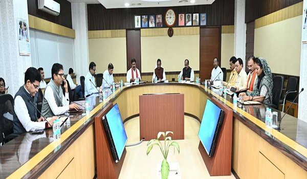 विष्णु कैबिनेट की बैठक शुरू