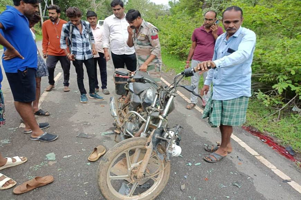 बस की टक्कर से 2 बाइक सवारों की मौत, चालक गिरफ्तार
