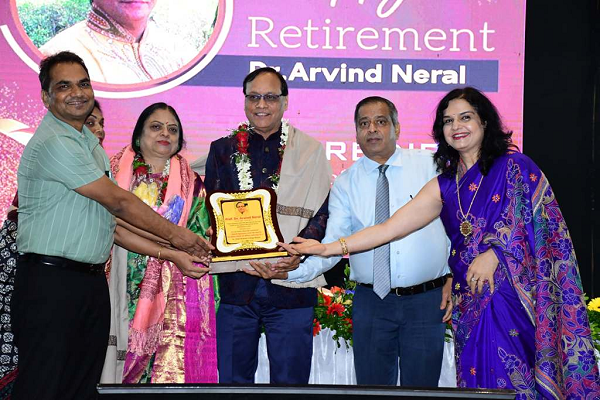 वरिष्ठ चिकित्सा शिक्षक डॉ. अरविन्द नेरल को दी गई भावभीनी विदाई