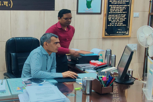 संयुक्त जिला कार्यालय में ई-ऑफिस प्रणाली का शुभारंभ