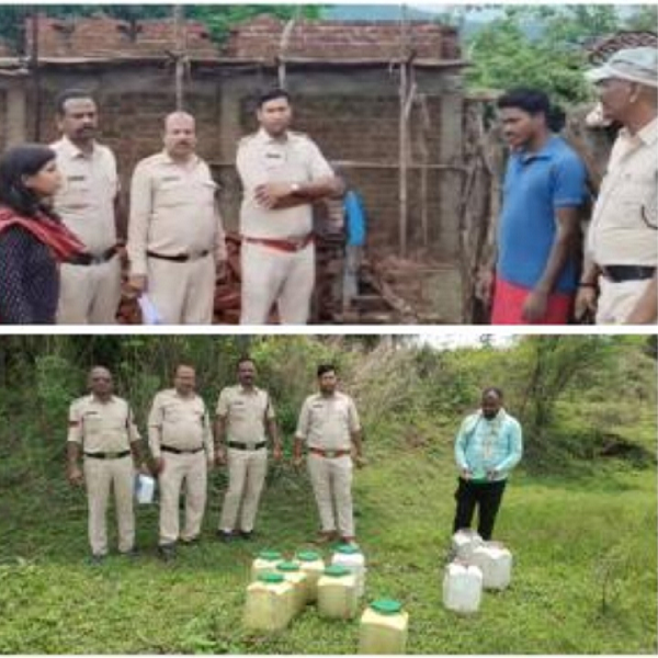 अवैध रूप से धन अर्जित करने के लालच में मध्य प्रदेश से शराब लाकर छत्तीसगढ़ में खपाने वाला छोटा शराब तस्कर गिरफ्तार