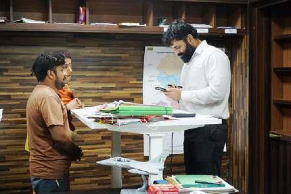 जनदर्शन में कलेक्टर ने सुनी लोगों की समस्याएं, प्राप्त हुए 46 आवेदन