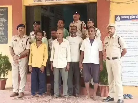 धमतरी में गौ-तस्करी करते सात आरोपी गिरफ्तार