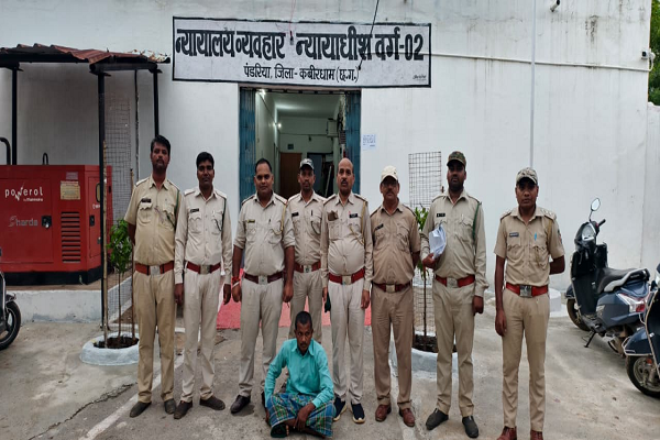 वन विभाग कवर्धा द्वारा अवैध अतिक्रमण के विरुद्ध कार्यवाही &ndash; आरोपी  भेजा गया जेल