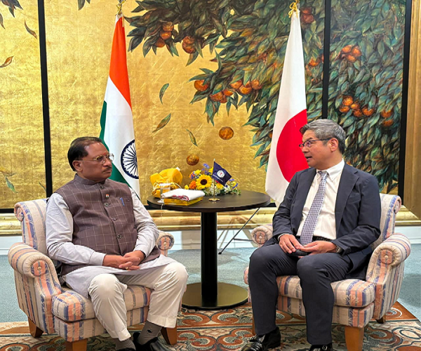 मुख्यमंत्री श्री विष्णुदेव साय ने ओसाका की एसएएस सानवा कंपनी लिमिटेड को छत्तीसगढ़ में निवेश के लिए किया आमंत्रित