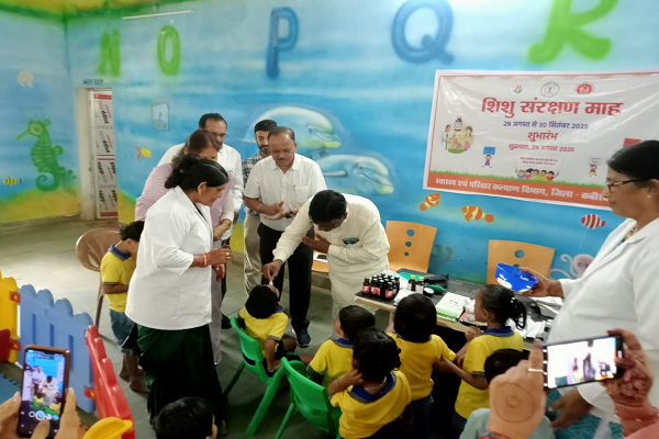  कबीरधाम में शिशु संरक्षण माह की शुरुआत