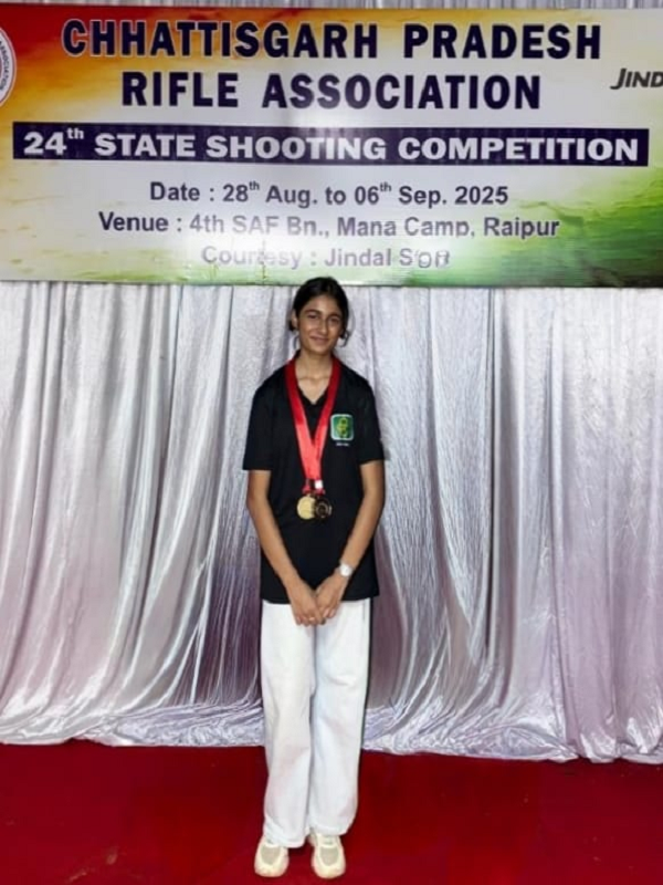 शिफा ख्वाजा ने राज्य शूटिंग चैंपियनशिप में जीते दो गोल्ड