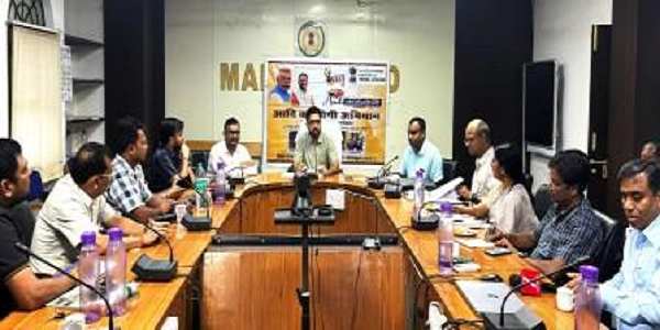 कलेक्टर लंगेह ने आदि कर्मयोगी अभियान के संबंध में ली प्रेस वार्ता