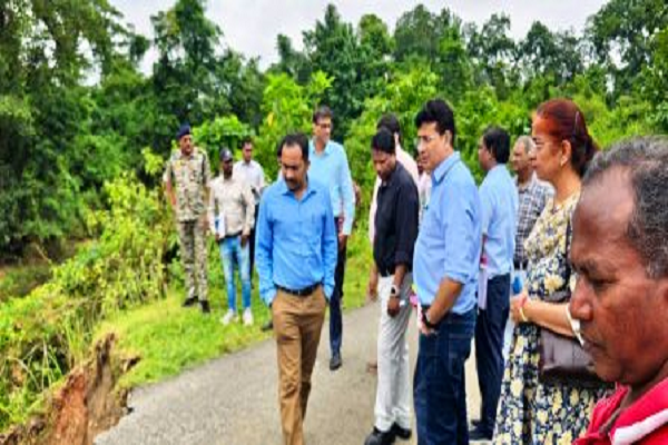 सुकमा में एनडीएमए टीम का दौरा, बाढ़ प्रबंधन व राहत कार्यों की सराहना