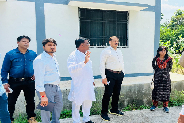  नालंदा लाइब्रेरी निर्माण की प्रक्रिया हुई तेज, कलेक्टर श्री गोपाल वर्मा ने किया निरीक्षण