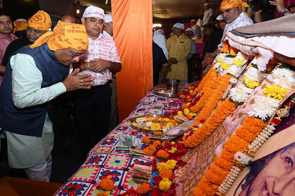  मुख्यमंत्री श्री साय संत बाबा हरदास राम साहिब जी की बरसी महोत्सव में हुए शामिल