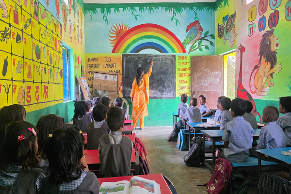  बड़ादमाली प्राथमिक शाला बड़ादमाली में बच्चों की पढ़ाई में आई नई ऊर्जा