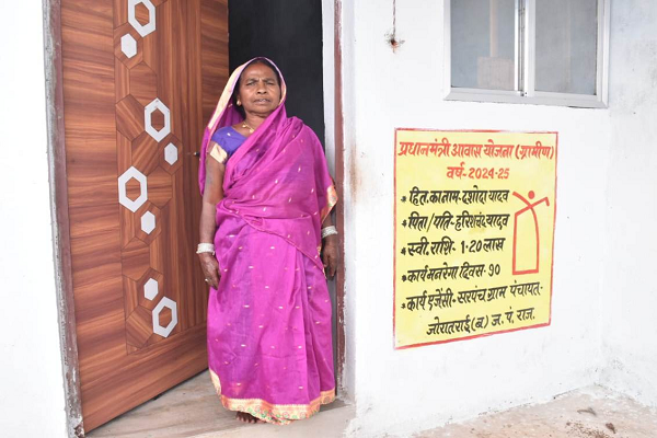 प्रधानमंत्री आवास से दशोदा को सिर्फ घर नहीं, खुशियों का संसार मिला