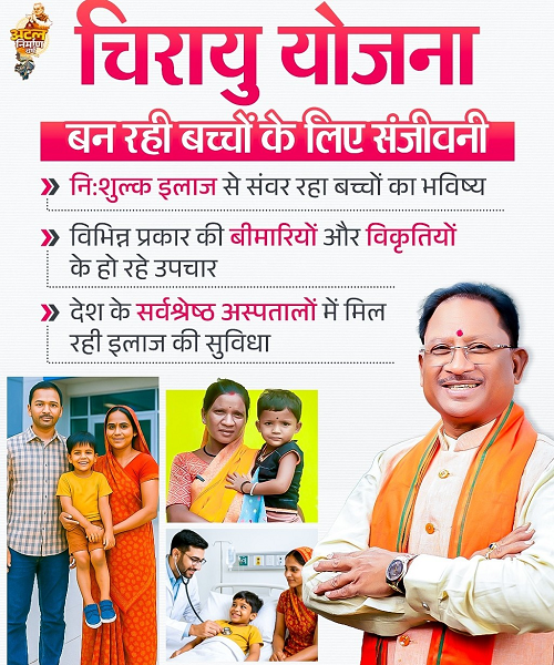 चिरायु योजना अमीषा के लिए वरदान हुई