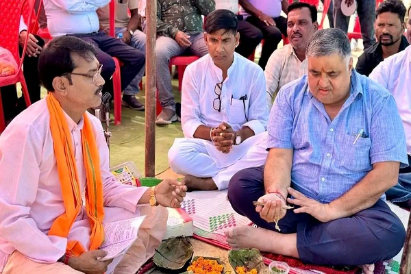 पर्यटन एवं संस्कृति मंत्री श्री राजेश अग्रवाल ने नए कॉलेज भवन का किया भूमिपूजन