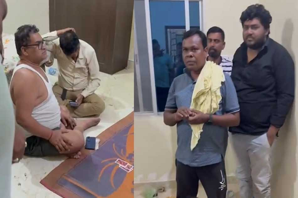 पटवारियों ने सजाई थी जुए की महफ़िल, पुलिस के छापे में प्रदेश अध्यक्ष समेत 8 गिरफ्तार