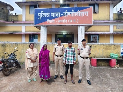 बालोद में कलयुगी पत्नी ने बेटे संग मिलकर की पति की हत्या, आरोपी गिरफ्तार