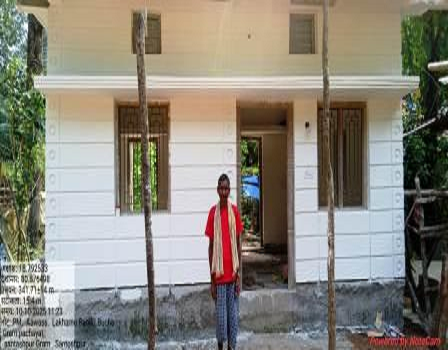 प्रधानमंत्री आवास योजना : ग्राम संतोषपुर के लखमू ने केंद्र शासन के प्रति जताया आभार