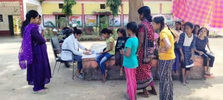 बरमकेला ब्लॉक के सभी छात्रावास में किया गया स्वास्थ्य चेकअप