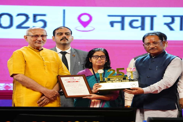 25 वर्षों की विकास यात्रा थीम पर बनी कृषि विभाग के प्रदर्शनी को मिला द्वितीय पुरस्कार