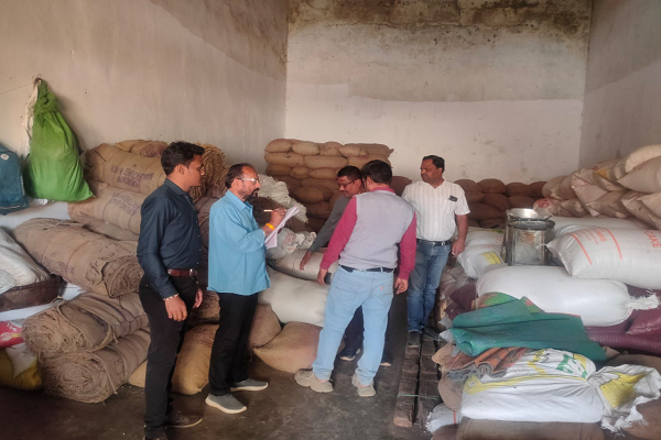  कोंडागांव जिले में 245 बोरी धान जब्त