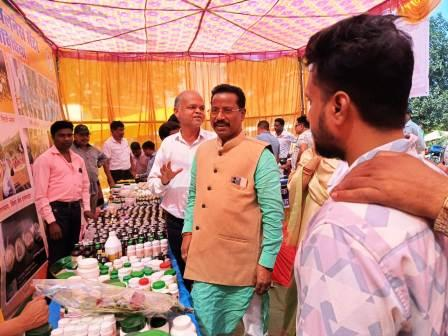 जिला स्तरीय आयुष स्वास्थ्य शिविर में 536 मरीजों ने लिया लाभ