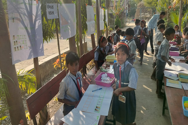  शासकीय प्राथमिक शाला गुनापुर में एफ एल एन मेला का आयोजन किया गया                                                 