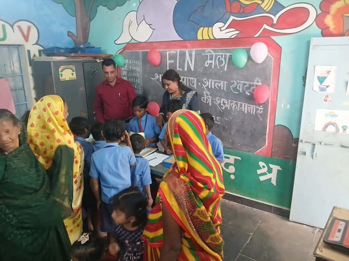  खट्टी स्कूल  में  किया  गया एफ. एल. एन. मेले  का  आयोजन 