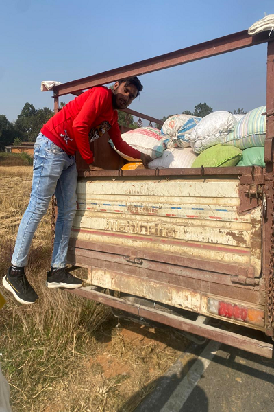  फोर्टिफाइड मिक्स्ड चावल का अवैध परिवहन करते पकड़ा गया ग्राम कृष्णपुर में