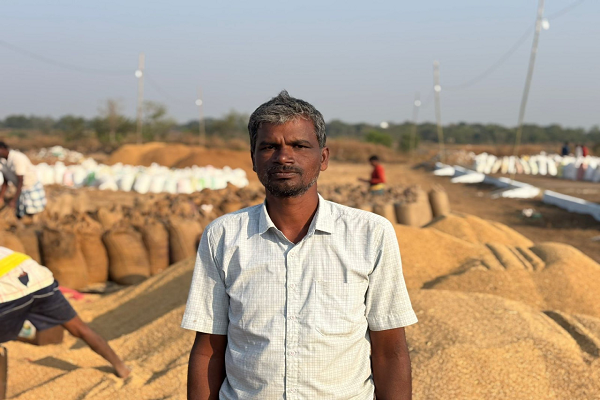 किसान छबीलाल बारी ने समर्थन मूल्य पर धान खरीदी नीति की सराहना