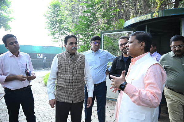 वन मंत्री श्री केदार कश्यप ने नंदनवन-नंदन पक्षी विहार का किया निरीक्षण