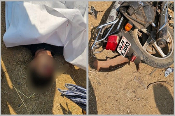  घोठिया के पास बाइक भिड़ंत: दो की मौके पर मौत, दो घायल; तेज रफ्तार बनी कारण