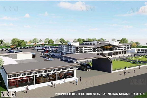 धमतरी में बनेगा भव्य एवं अत्याधुनिक हाईटेक बस स्टैंड