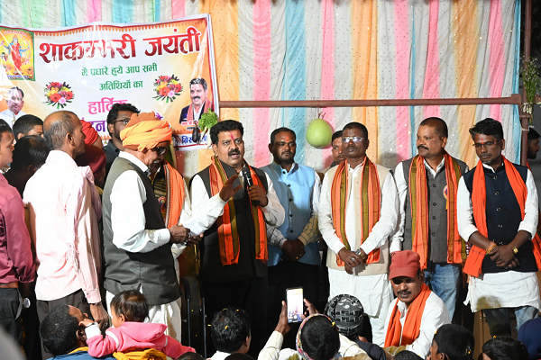 माता शाकम्बरी की कृपा से समाज समृद्धि के पथ पर अग्रसर हो रहा- उपमुख्यमंत्री श्री विजय शर्मा  