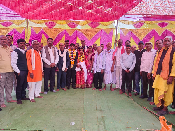 सादगीपूर्ण आदर्श विवाह समारोह सम्पन्न