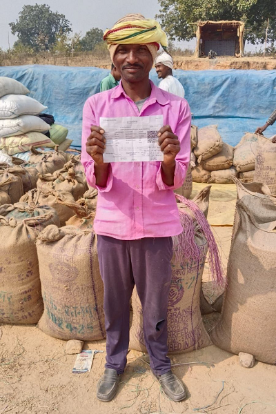 किसान फूल सिंह को मिली डिजिटल धान खरीदी से राहत, ऑफलाइन टोकन पर भी रहा सुचारू अनुभव