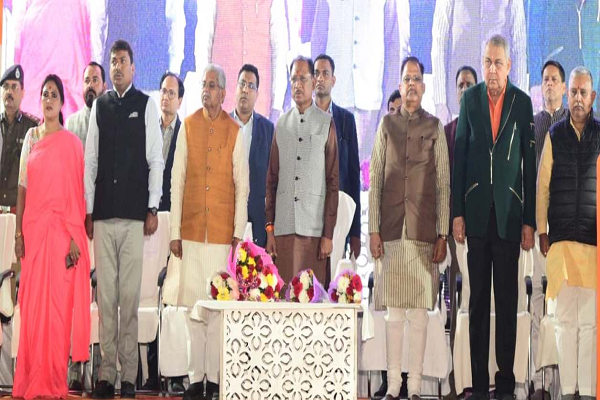 वन्देमातरम गीत आजादी का शस्त्र : मुख्यमंत्री श्री विष्णु देव साय