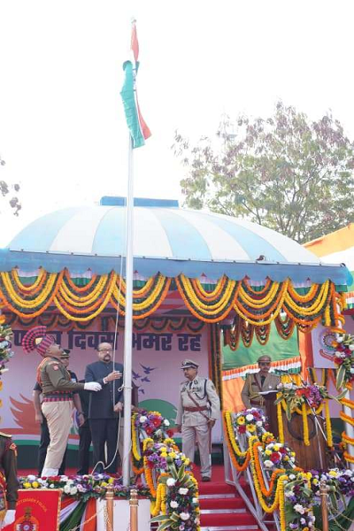  राजधानी में हर्षोल्लास के साथ मनाया गया 77 वां गणतंत्र दिवस