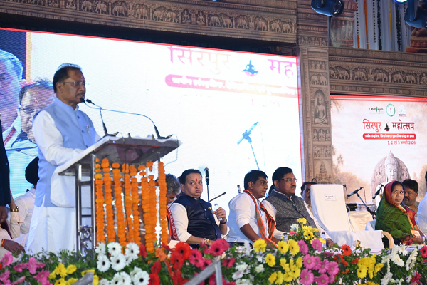 मुख्यमंत्री श्री विष्णु देव साय ने किया तीन दिवसीय सिरपुर महोत्सव का शुभारंभ