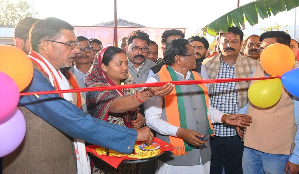 पूरक पोषण आहार यूनिट का शुभारंभ