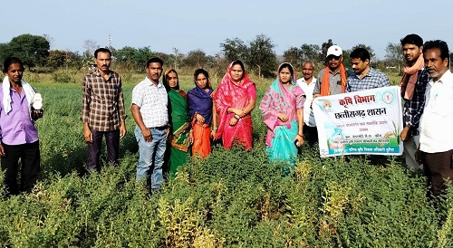 ग्राम बेलरगोंदी में कृषक संगोष्ठी का हुआ आयोजन