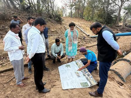 कलेक्टर ने किया नीलावरम हाइड्रो पावर बेस्ड पंपिंग योजना का निरीक्षण