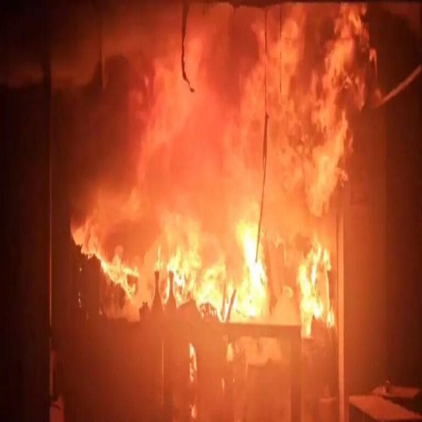 बलौदाबाजार तहसील कार्यालय में लगी भीषण आग