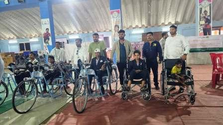दो दिवसीय जिला स्तरीय जयपुर फुट कैंप का हुआ सफल समापन