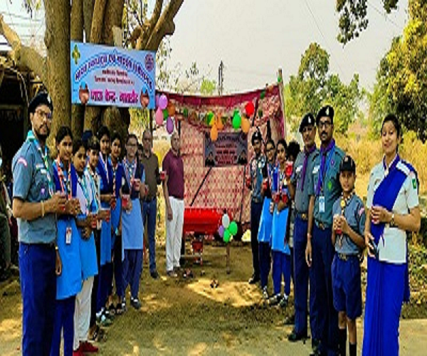 गाताडीह में भारत स्काउट्स एवं गाइड्स द्वारा &lsquo;प्याऊ घर&rsquo; का शुभारंभ