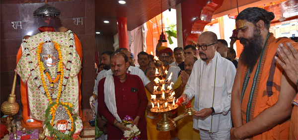राज्यपाल श्री डेका ने हनुमान जन्मोत्सव के अवसर पर की पूजा-अर्चना