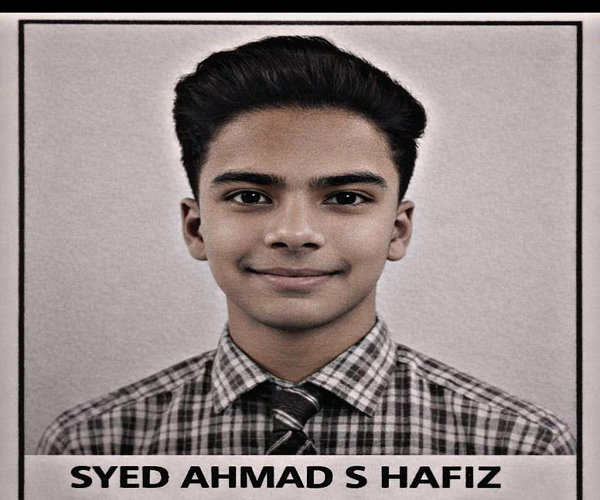 सैय्यद अहमद ने 10वीं में हासिल किए 90.4% अंक, क्षेत्र का नाम रोशन