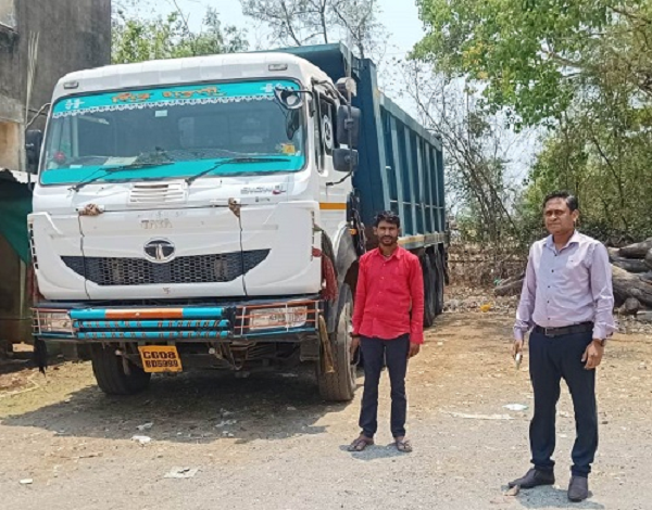 खनिजों का अवैध परिवहन करने पर लगातार की जा रही कार्रवाई